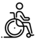 Accessibility for disabled passengers icon